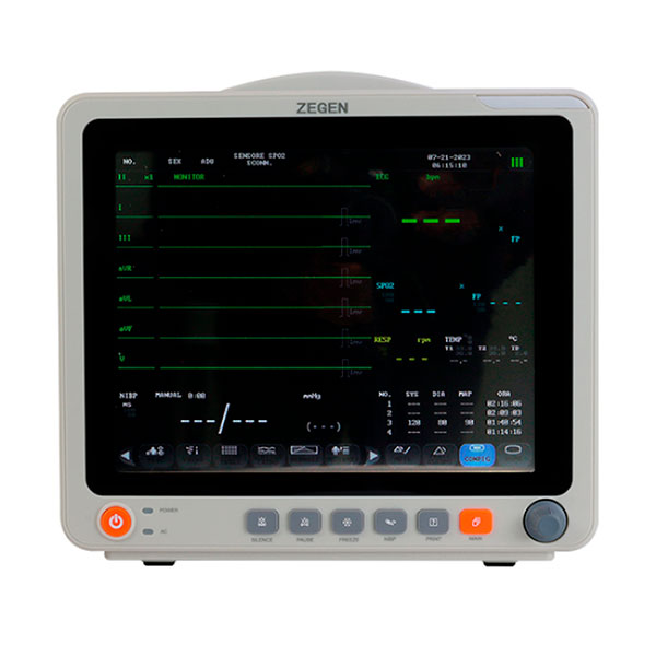 Monitor de Signos Vitales ZGN-7D - Equipo Médico